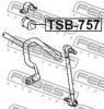 FEBEST TSB-757 Stabiliser Mounting